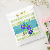 Aquamariner und geflochtener Cookie Greifbeutel Geschenktütchen (Versiegelt)