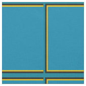 Aquamariner und Gold-Windows-Karo Stoff (Nahaufnahme)