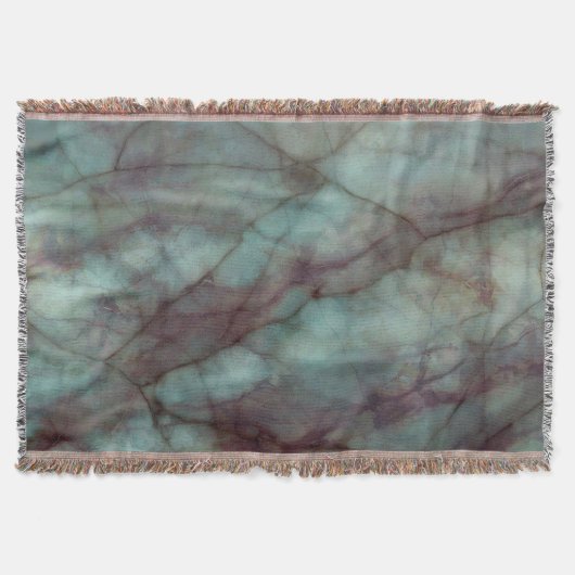 Aquamariner und Lila Fluoritmarmor Decke (Vorderseite)