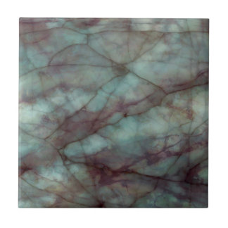Aquamariner und Lila Fluoritmarmor Fliese