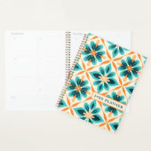 Aquamariner und Mandarine Mitte des Jahrhunderts B Planer (Anzeige)