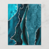 aquamariner und silberner Flyer (Hinten)