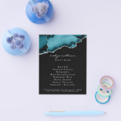 aquamariner und silberner Flyer (Einzeln)