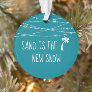 Aquamariner Urlaub Erstes Weihnachtsfest in Florid Ornament