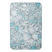 Aquamariner Vintager Blumenstil Badematte (Vorderseite Vertikal)