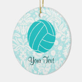 Aquamariner Volleyball Keramikornament (Links)