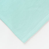 Aquamariner Wasserverlauf Fleecedecke (Ecke)