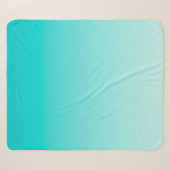Aquamariner Wasserverlauf Sherpadecke (Vorderseite (Horizontal))