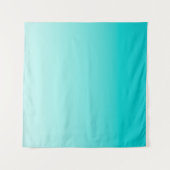 Aquamariner Wasserverlauf Wandteppich (Vorderseite (Horizontal))