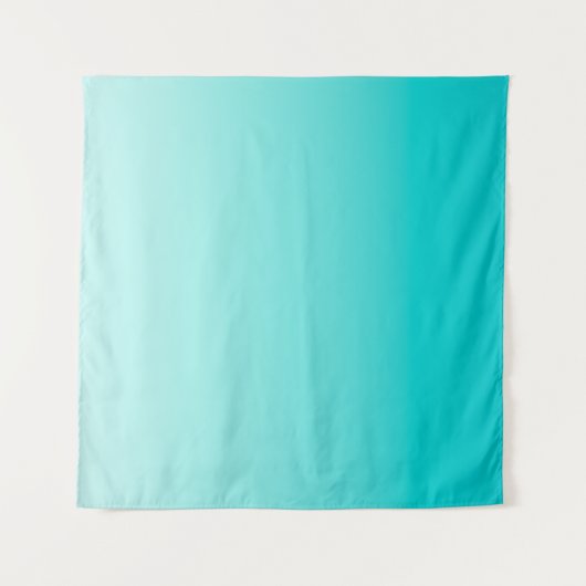 Aquamariner Wasserverlauf Wandteppich (Vorderseite (Horizontal))