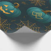Aquamariner Webbed-Jack - O" - Lanterns Geschenkpapier (Ecke)