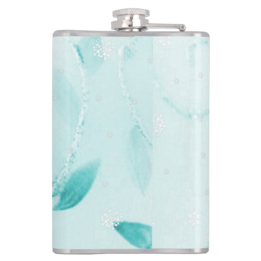 Aquamariner Weihnachtsgeschenk Flachmann (Rückseite)