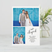 Aquamariner Whimsy | Zwei Fotos, die wir verkündet Ankündigung (Stehend Vorderseite)