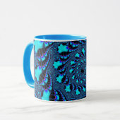 Aquamariner Whirlpool Spiralkaffee Tasse (Vorderseite Links)