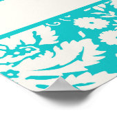 Aquamariner Yoga Poster (Ecke)