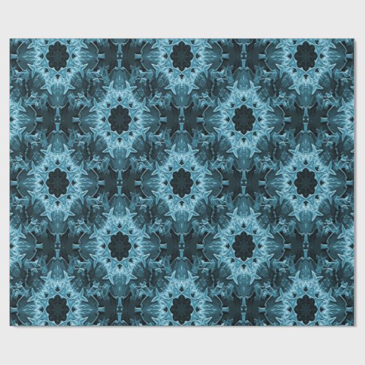 Aquamariner Zaun...... Geschenkpapier (Flach)