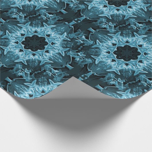 Aquamariner Zaun...... Geschenkpapier (Ecke)