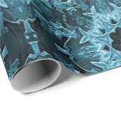 Aquamariner Zaun...... Geschenkpapier (Rolleneckpunkt)