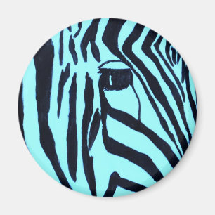 Aquamariner Zebra Magnet
