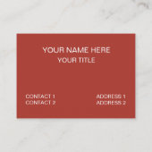 Aquamariner Zickzack Streifen Visitenkarte (Rückseite)