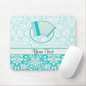 Aquamarines Akkordeon Mousepad (Mit Mouse)