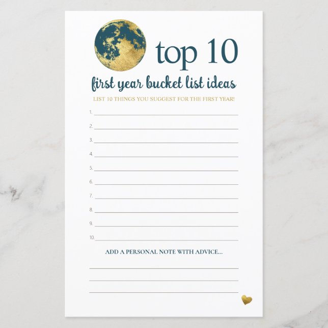 Aquamarines Aqua Gold Bucket List Advice Baby Shoo (Vorderseite)