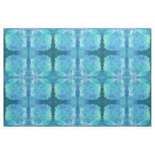 Aquamarines Aquablaues aquamarines Stoff