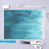 Aquamarines Aquarellpapier Seidenpapier (Handwerk)