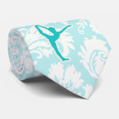 Aquamarines Ballett Krawatte (Gerollt)