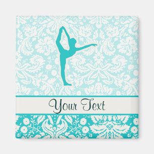 Aquamarines Ballett Magnet