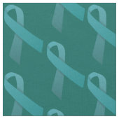 aquamarines Band des Angststörungs-Bewusstseins Stoff (Nahaufnahme)