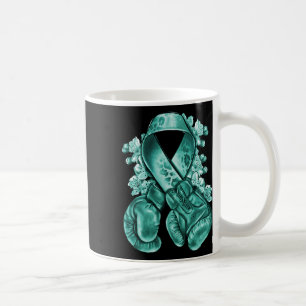 Aquamarines Band mit Boxhandschuhen vor Krieg Kaffeetasse