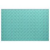 Aquamarines beflecktes Glas abstrakt Stoff (Yard (91,4 cm))