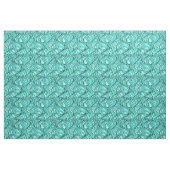 Aquamarines beflecktes Glas abstrakt Stoff (Fat Quarter (45,7 x 55,9 cm))