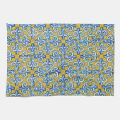 Aquamarines, beliebtes Muster Geschirrtuch (Horizontal)