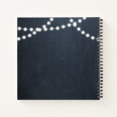 Aquamarines Bestätigungsbuch für Kartenleuchten Notizbuch (Rückseite)