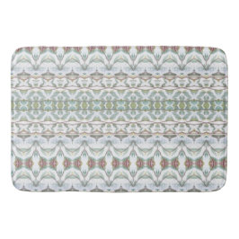 Aquamarines Blau Gemustert Badematte