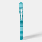 Aquamarines blaues Abstraktes Wasserfarbenmuster Case-Mate iPhone Hülle (Rückseite / Links)