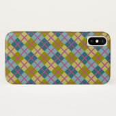 Aquamarines blaues Gelbgelbes Magentafel Case-Mate iPhone Hülle (Rückseite (Horizontal))