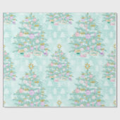 Aquamarines blaues geschenkpapier (Flach)