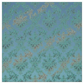 Aquamarines blaues Grün-Damast-Druck-Gewebe Stoff (Muster)