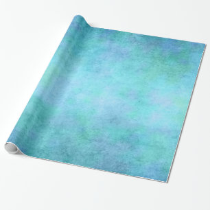 Aquamarines Blaues, lila, Aqua und violetter Geschenkpapier