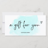 Aquamarines blaues Logo (Vorderseite)