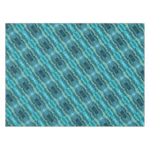 Aquamarines blaues Marmortablett Tischdecke (Vorderseite (Horizontal))