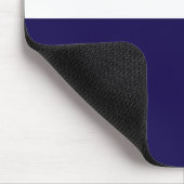 Aquamarines, blaues Schlichtes Farbblockdesign Mousepad (Ecke)