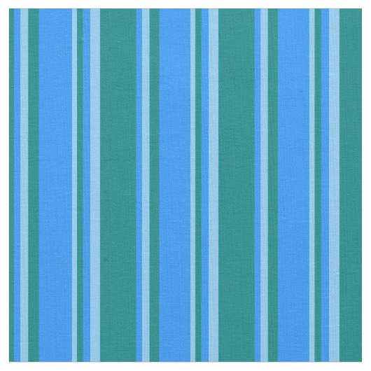 Aquamarines, blaues und hellblaues Muster Stoff (Nahaufnahme)