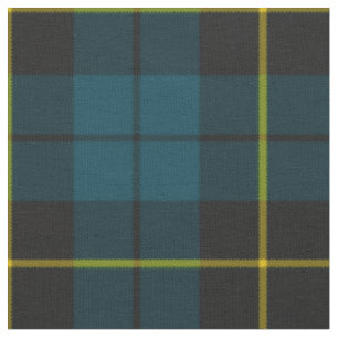 Aquamarines blaues und schwarzes kariertes stoff