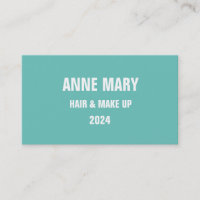 Aquamarines blaues weißes Haar & Make Up Stylish M