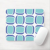 Aquamarines blaugetipptes Boxmuster Mousepad (Mit Mouse)