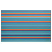 Aquamarines blaugrünes Orangenmuster Stoff (Fat Quarter (45,7 x 55,9 cm))